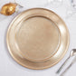 Gold Polished Rimmed Charger