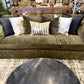 Madelyn Sofa 96", Vintage Velvet Olive