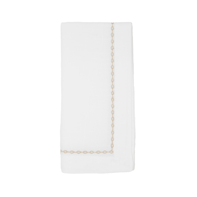 Embroidered Chainlink Napkin