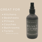 Sea Salt + Citrus - 4 oz Black Glass Linen Spray
