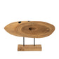 Ivo Teak Sculptural Candle Holder