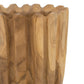 Vertical Stripes Teak Bowl