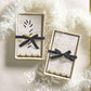 Snowflake Guest Napkins + Ceramic Tray