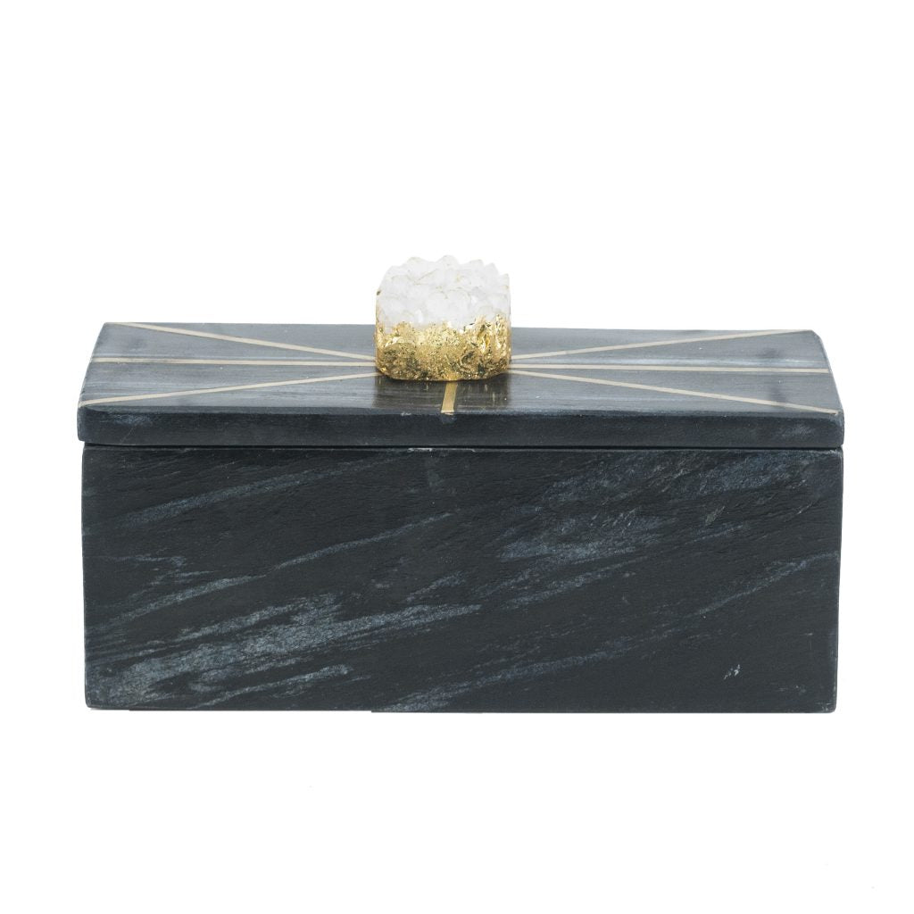 Amethyst Noir Marble Box