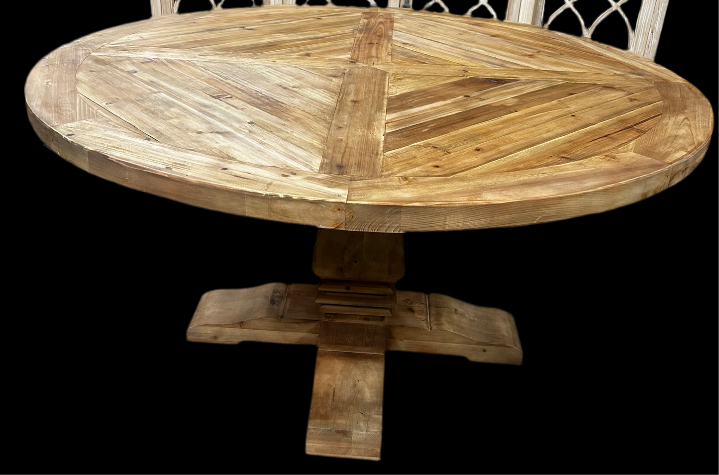 Hayley Round Elm Dining Table