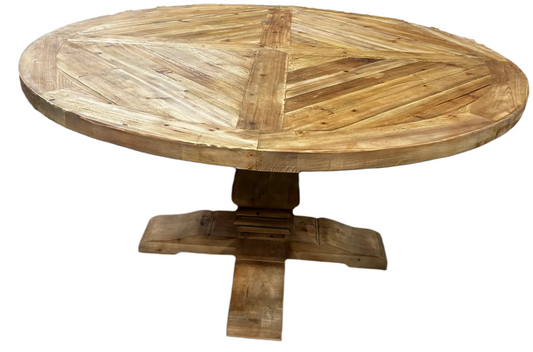 Hayley Round Elm Dining Table