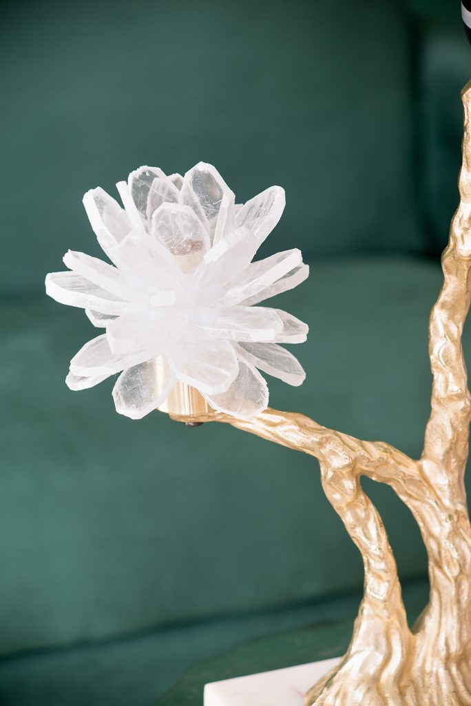 Gold Bird & Branch Statuary