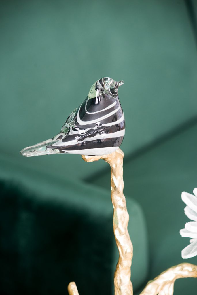 Gold Bird & Branch Statuary