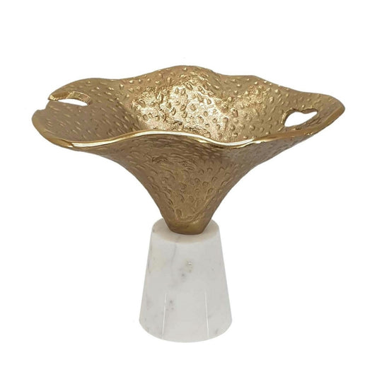 Gold Aluminum Calla Lily Sculpture