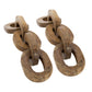 Decorative Teak Oval Chain