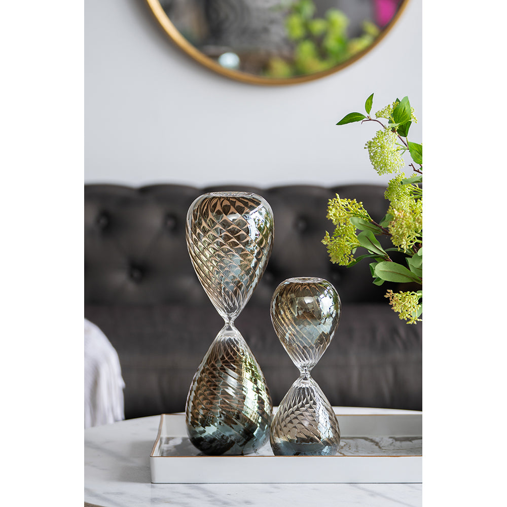 Grey Luster Hourglass