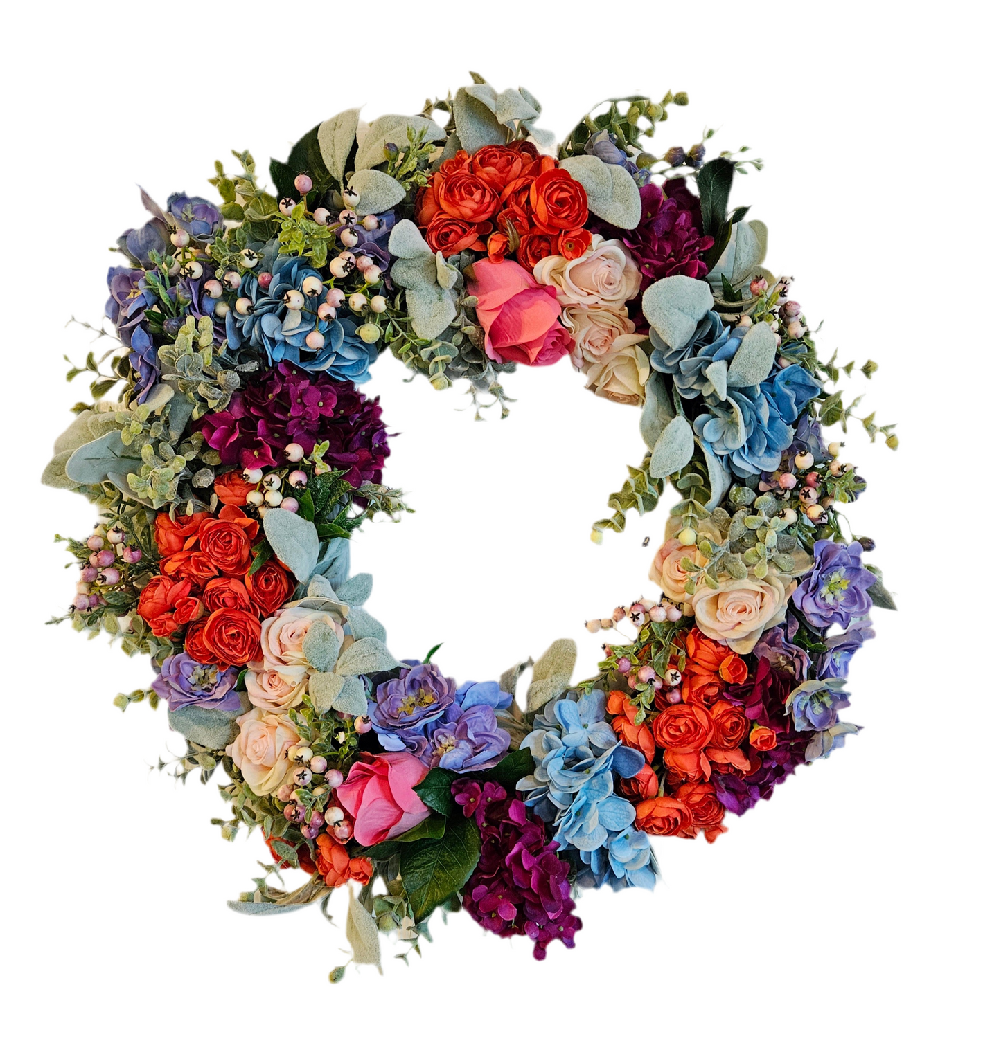 23" Colorful Wreath