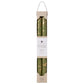 12" Moss Green w/ Gold Taper Candles (Pack of 2)
