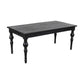 Sarah Rectangular Dining Table, Black