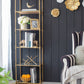 Six Tiered Mirrored Shelves