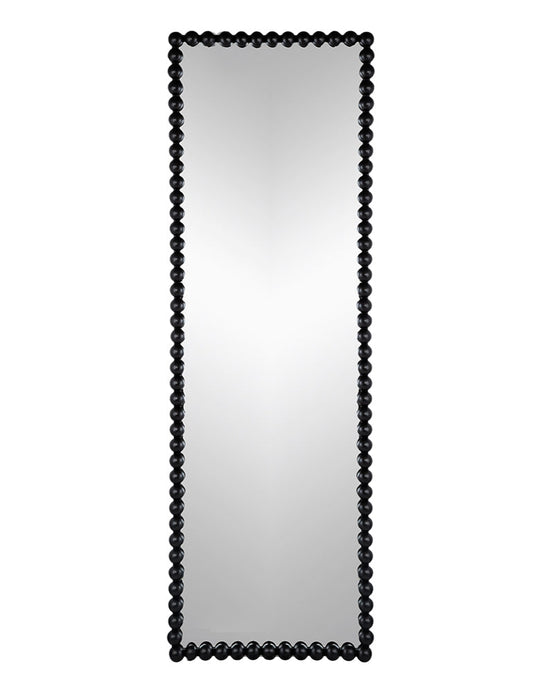 Black Beaded Full Length Mirror