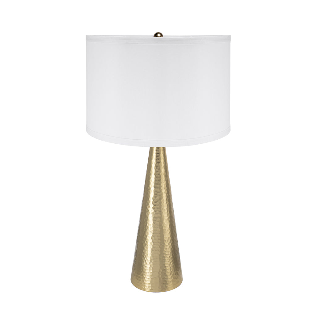 Gold Hammered Table Lamp