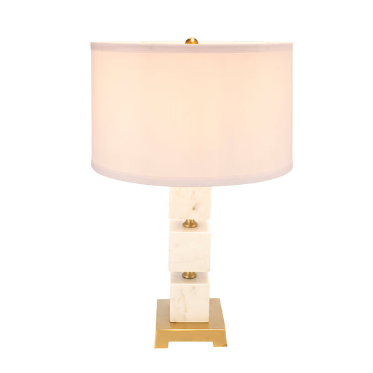 Marble Cube Table Lamp