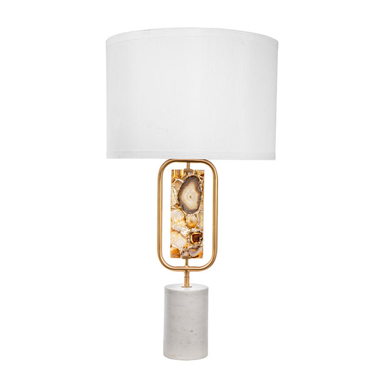 Amber Crest Table Lamp
