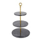 Gray Marble 3 Tiered Server