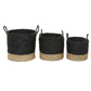 Black Seagrass Basket (Various Sizes)