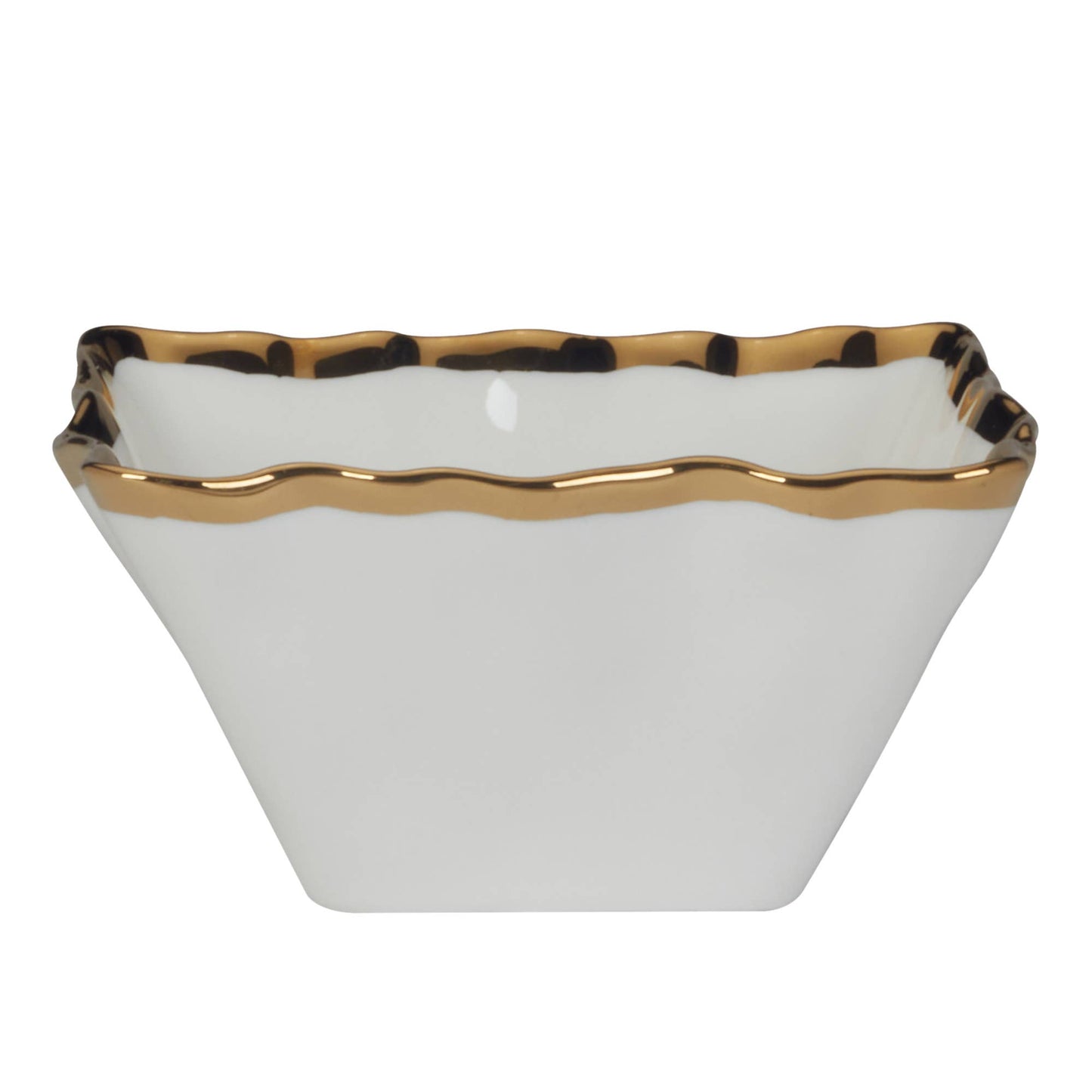 Regency Gold Square Snack Bowls
