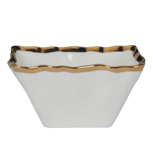 Regency Gold Square Snack Bowls