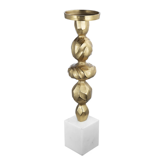 Gold Diamond Stem Pillar Holder (Various Sizes)