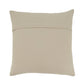 Gray Hide Leather Throw Pillow