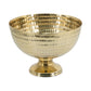 Decorative Gold Pedestal Bowl, Large