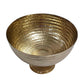 Decorative Gold Pedestal Bowl, Large