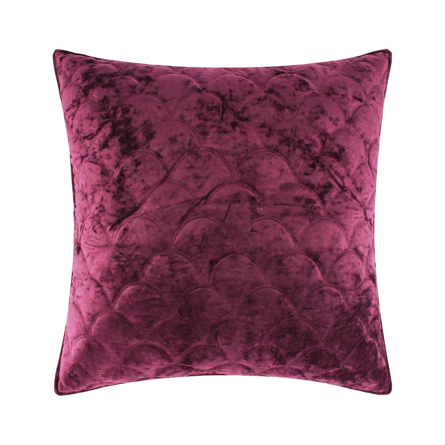 Ellora Plum Velvet Euro Sham