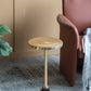 Pyramid Black Marble Side Table