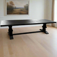 Elliot 10’ Solid Elm Dining Table (Black)