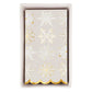Snowflake Guest Napkins + Ceramic Tray