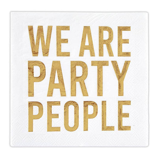 Party People Cocktail Napkins, Pack of 20