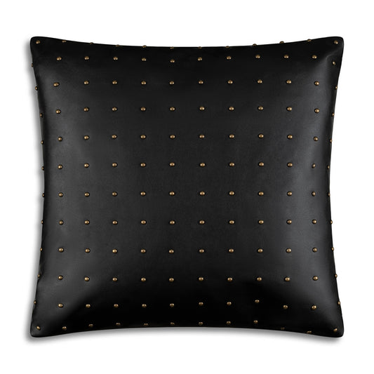Riley Studded Black Pillow