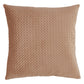 22" Beige Pinsonic Velvet Pillow