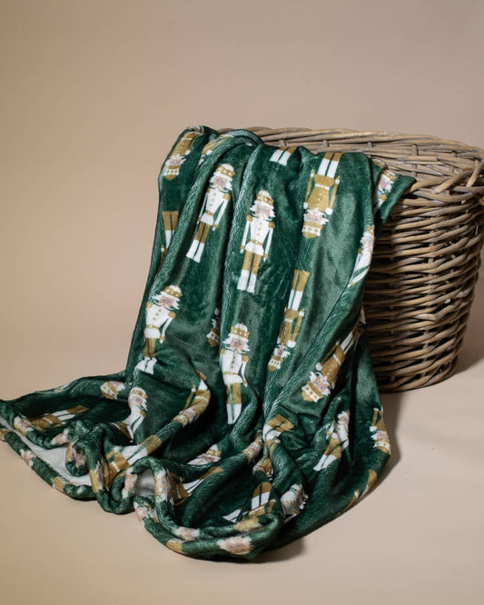 Alpine Nutcracker Throw Blanket
