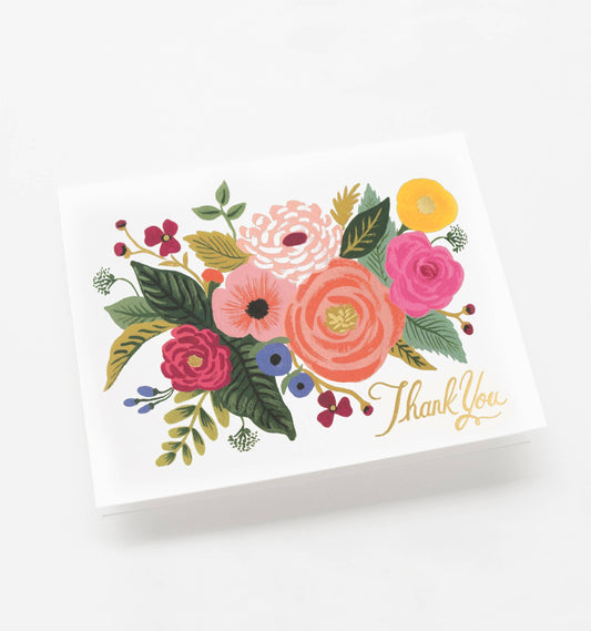 Juliet Rose Thank You card