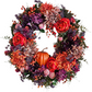 Purple and Orange Fall Wreath
