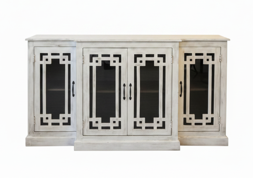 Aven White Mango Console