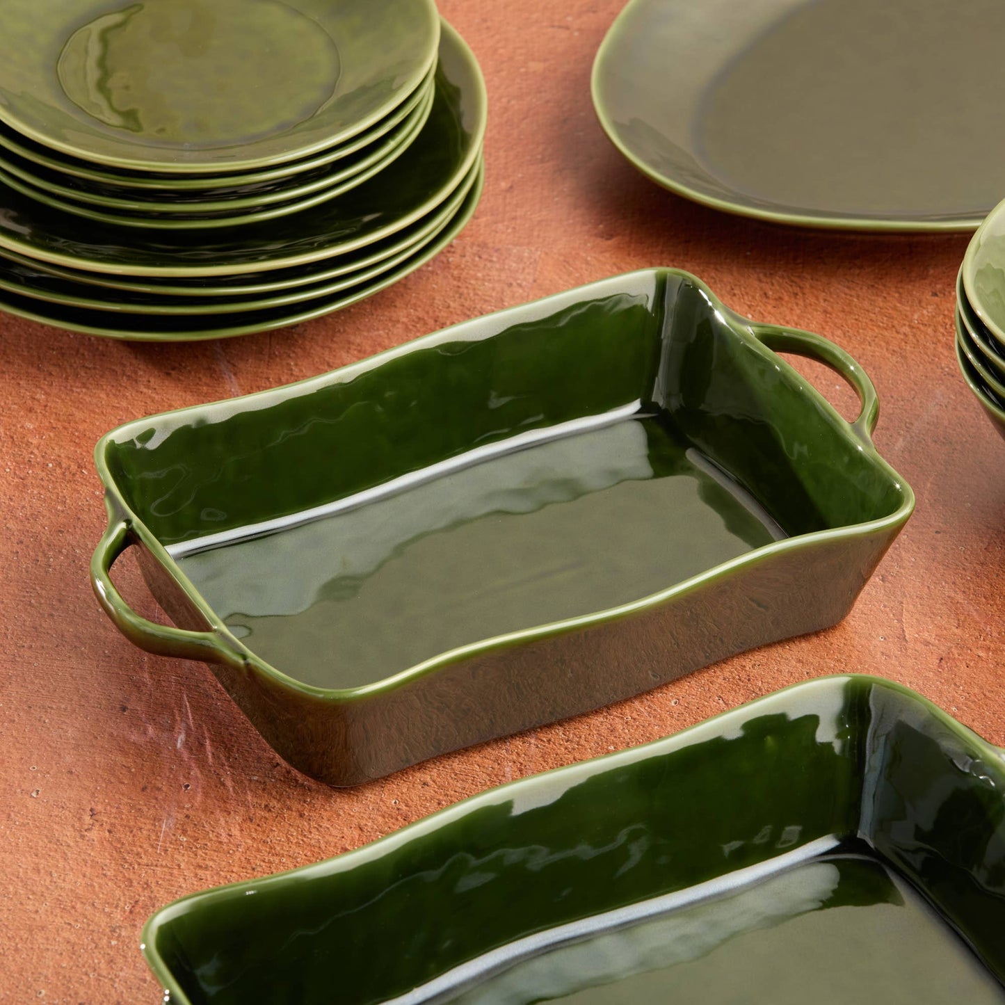 Harvest Fields Rectangular Baker (Medium)