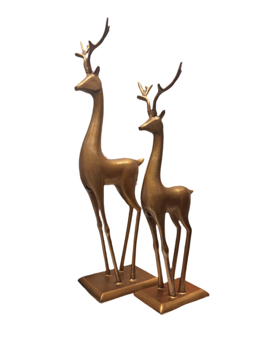 Gold Aluminum Deer (Various Sizes)