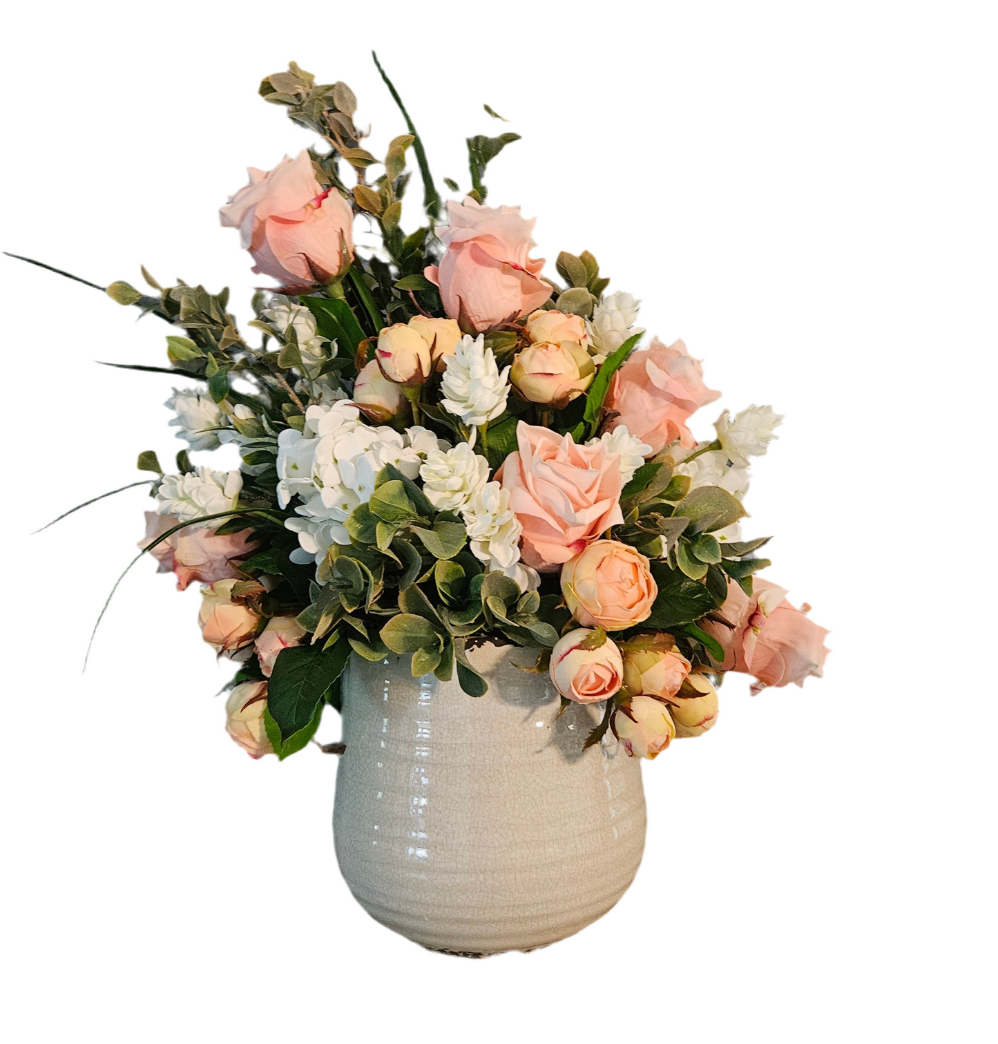 Light Coral Rose Arrangement