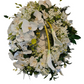 Calla And Orchid Wreath