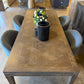 Taylor Gray/Brown Geometric Dining Table