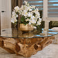 Live Edge Teak Root Coffee Table