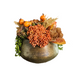 Fall Centerpiece With Orange Sedum