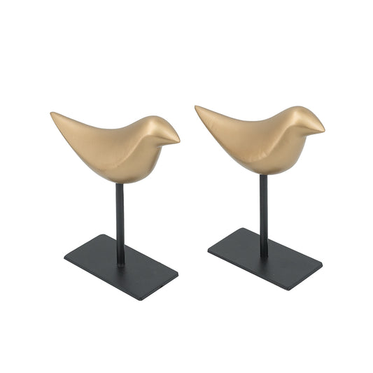 Set of 2 Bird On Stand